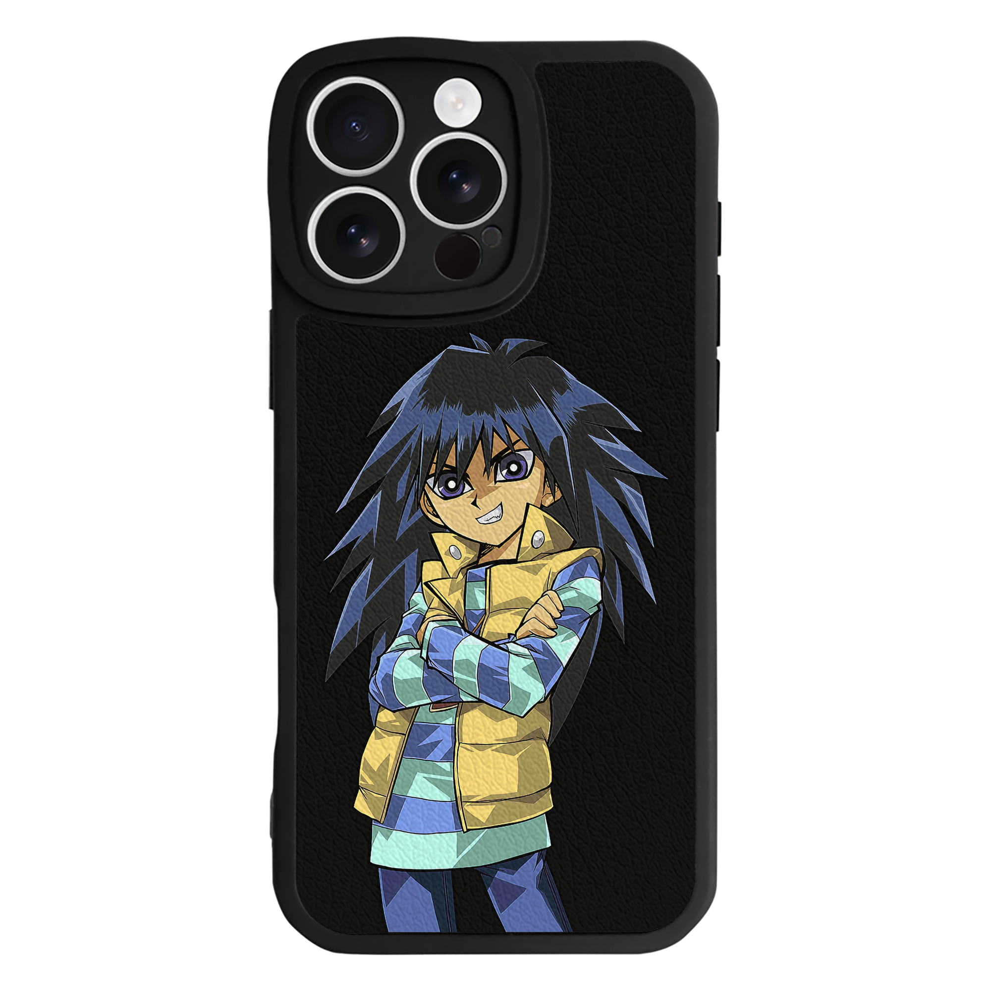 遊☆戯☆王 Yu-Gi-Oh! 【iPhone 16シリーズ対応】シリコンスマホケース（レザー調） 材質：シリコン